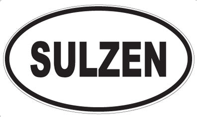 SULZEN - Oval Sticker