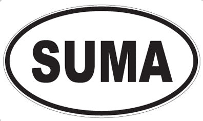 SUMA - Oval Sticker