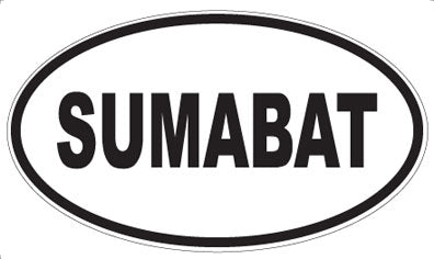 SUMABAT - Oval Sticker