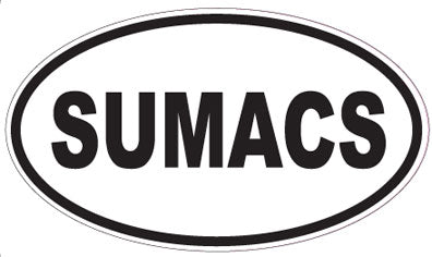 SUMACS - Oval Sticker