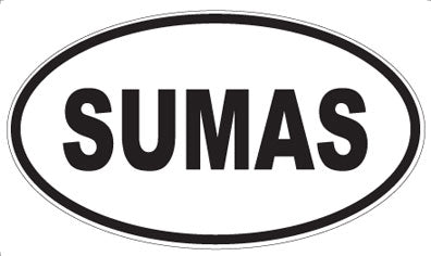 SUMAS - Oval Sticker