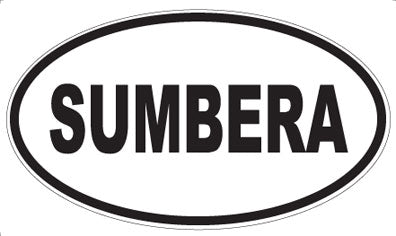 SUMBERA - Oval Sticker