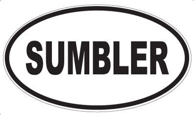 SUMBLER - Oval Sticker