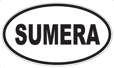 SUMERA - Oval Sticker