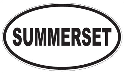 SUMMERSET - Oval Sticker