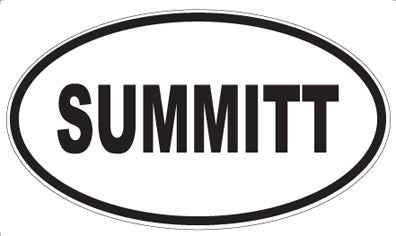 SUMMITT - Oval Sticker