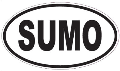SUMO - Oval Sticker