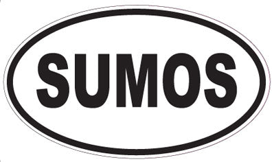 SUMOS - Oval Magnet