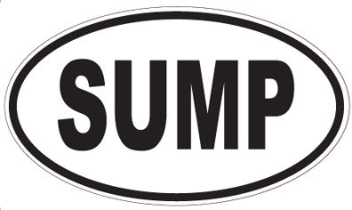 SUMP - Oval Sticker