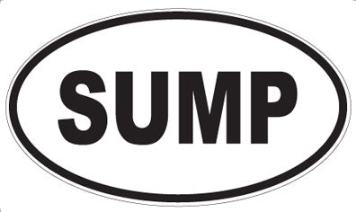 SUMP - Oval Magnet