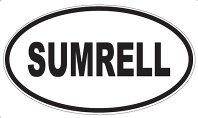 SUMRELL - Oval Sticker