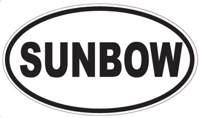SUNBOW - Oval Sticker