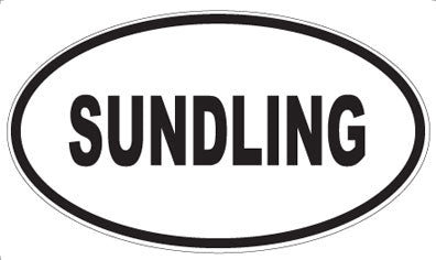 SUNDLING - Oval Sticker