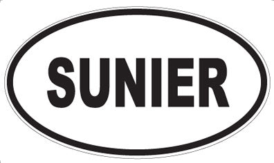 SUNIER - Oval Sticker