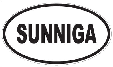 SUNNIGA - Oval Sticker