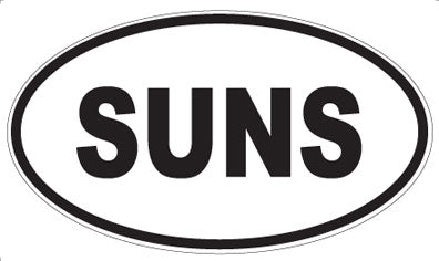 SUNS - Oval Sticker