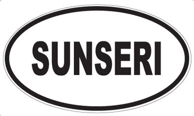 SUNSERI - Oval Sticker