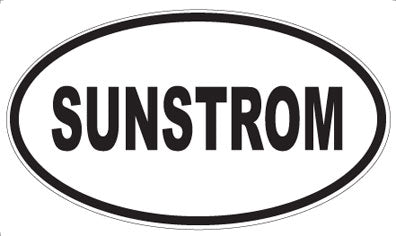SUNSTROM - Oval Sticker