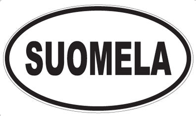 SUOMELA - Oval Sticker