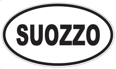 SUOZZO - Oval Sticker