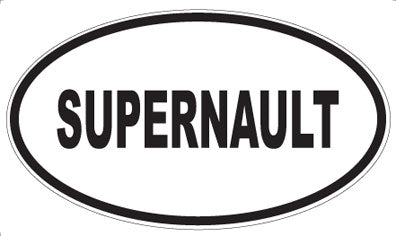 SUPERNAULT - Oval Sticker