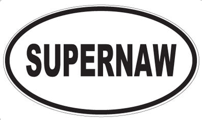 SUPERNAW - Oval Sticker