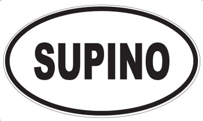 SUPINO - Oval Sticker