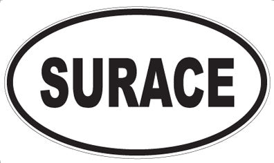 SURACE - Oval Sticker