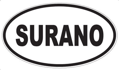 SURANO - Oval Sticker