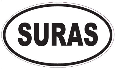SURAS - Oval Magnet