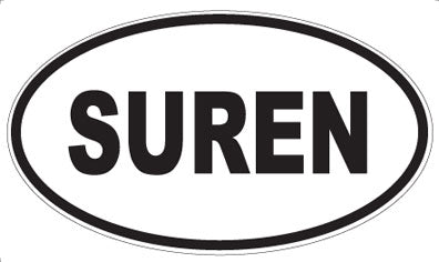 SUREN - Oval Sticker