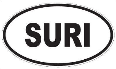 SURI - Oval Sticker