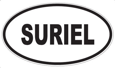 SURIEL - Oval Sticker
