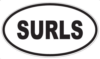 SURLS - Oval Sticker
