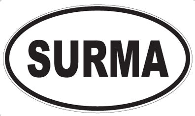 SURMA - Oval Sticker