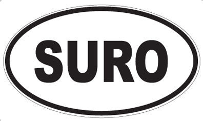 SURO - Oval Sticker