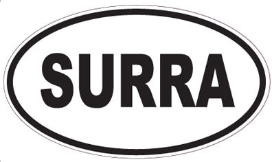 SURRA - Oval Magnet