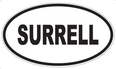 SURRELL - Oval Sticker