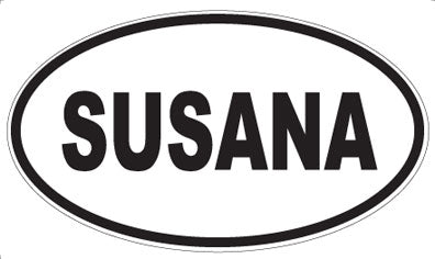 SUSANA - Oval Sticker