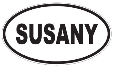 SUSANY - Oval Sticker
