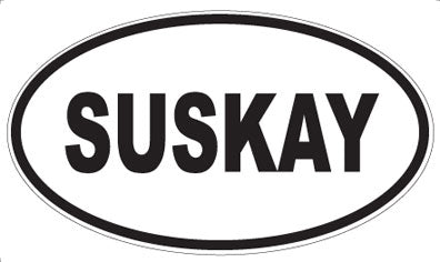 SUSKAY - Oval Sticker