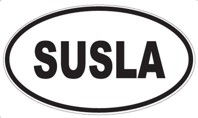 SUSLA - Oval Sticker