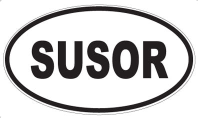 SUSOR - Oval Sticker