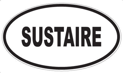 SUSTAIRE - Oval Sticker
