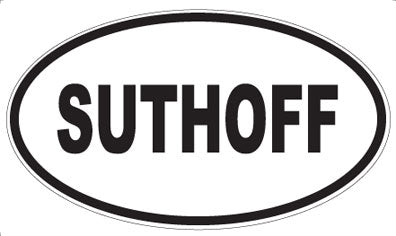 SUTHOFF - Oval Sticker