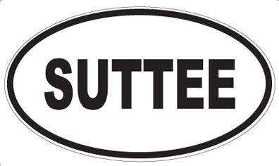 SUTTEE - Oval Magnet