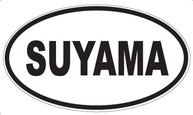 SUYAMA - Oval Sticker