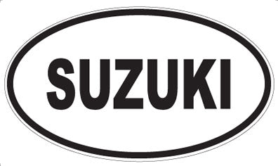 SUZUKI - Oval Sticker