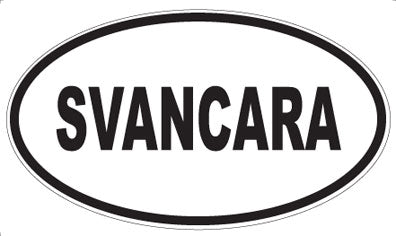 SVANCARA - Oval Sticker