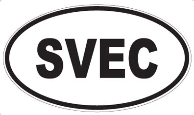 SVEC - Oval Sticker